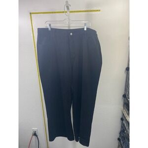 Black Wide Leg Jeans High Waisted Relaxed Fit Denim Pants Solid Black Plus Size